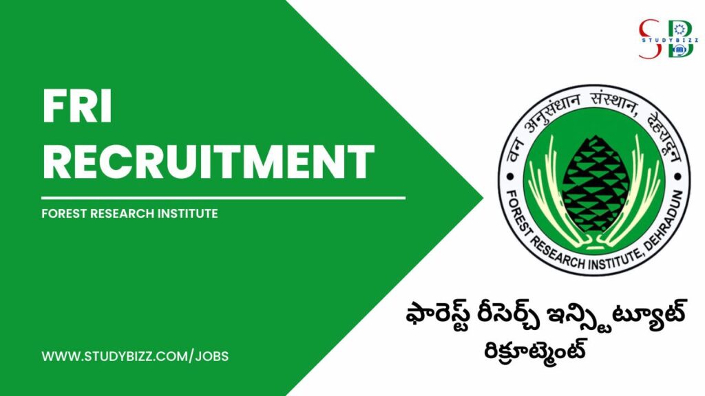 FRI Recruitment 2022 For 72 Group C Posts JOBS