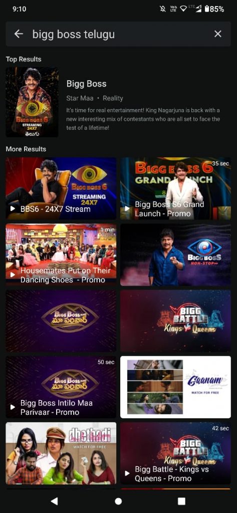 Bigg boss telugu best sale 4 live streaming hotstar