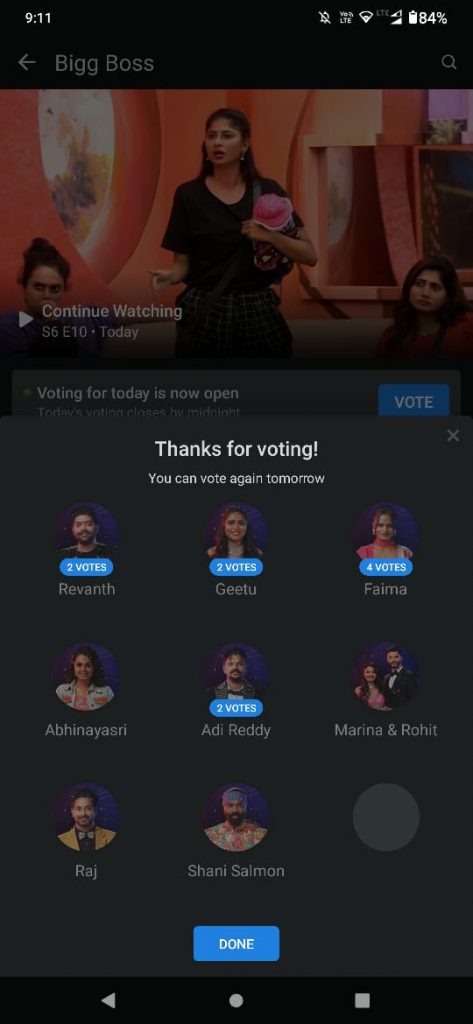 How to Vote for Bigg Boss 6 Telugu On HotStar StudyBizz Bigg Boss