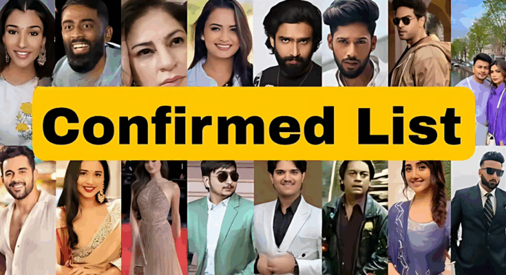 Bigg Boss 19 Confirmed Contestants List