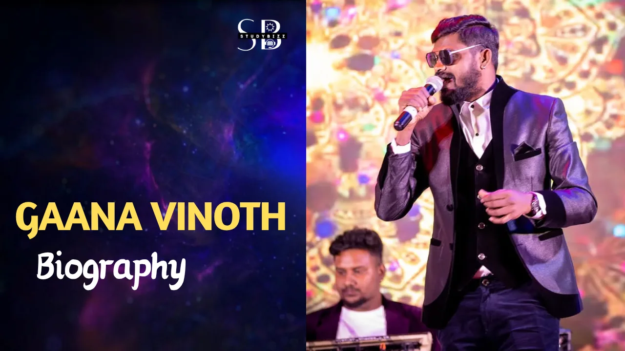 Gaana Vinoth Biography Age Songs Family Career Wiki StudyBizz 