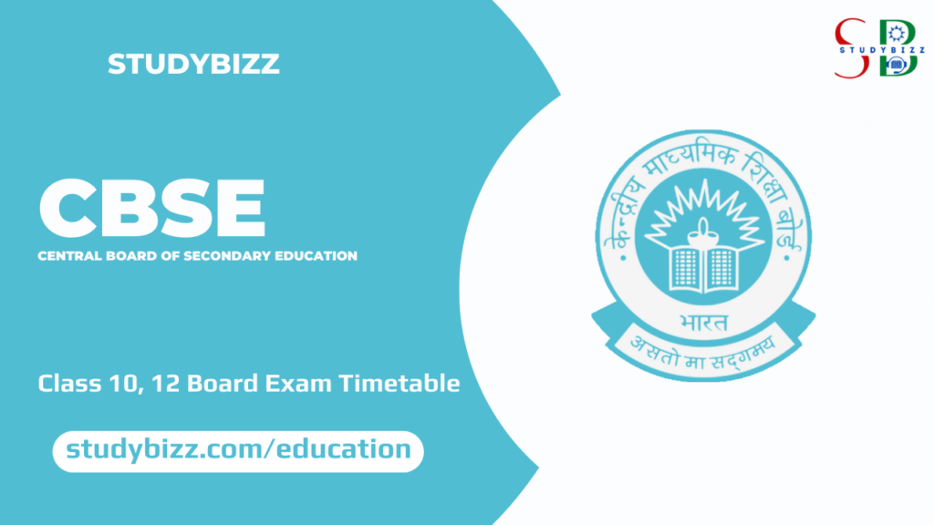 CBSE Date Sheet 2023 – Class 10, 12 Board Exam Timetable PDF Download ...