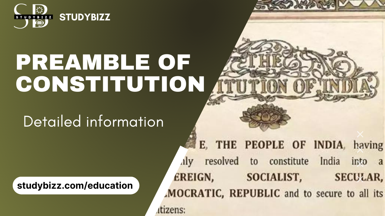 The Preamble of the Constitution