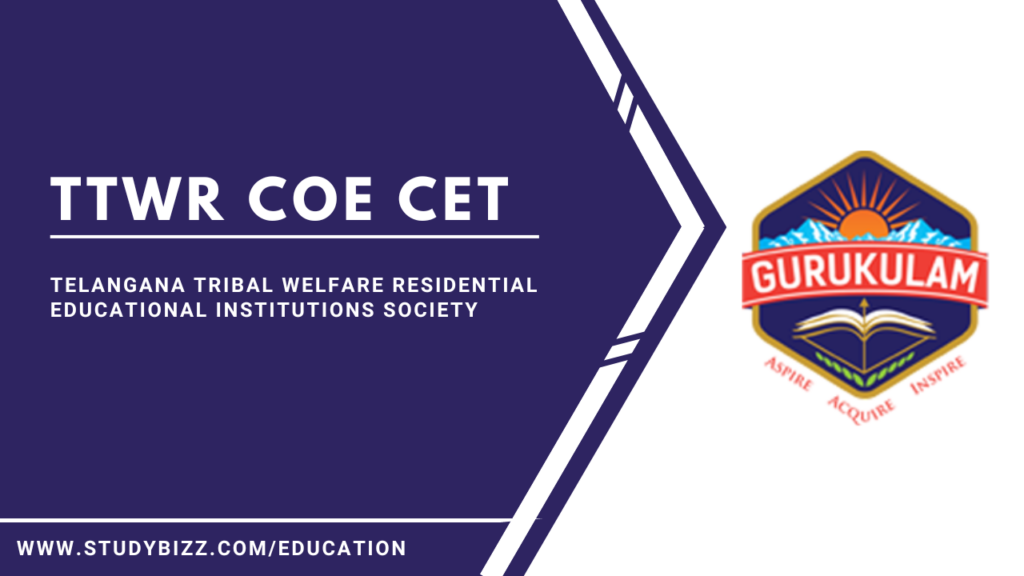 TTWR COE CET 2023 Inter Admission Notification - Education Updates