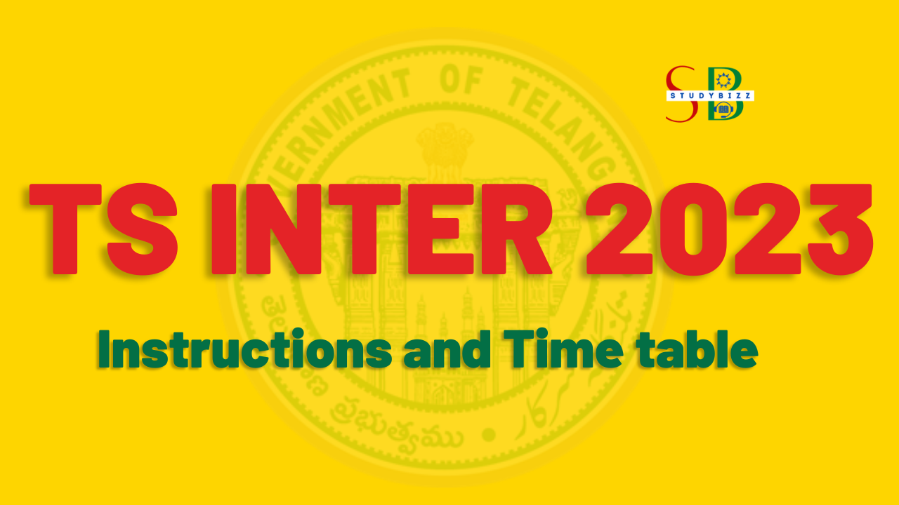 TS Inter Exams instructions and Time table 2023 – ఒక్క నిమిషం ఆలస్యమైనా నో ఎంట్రీ