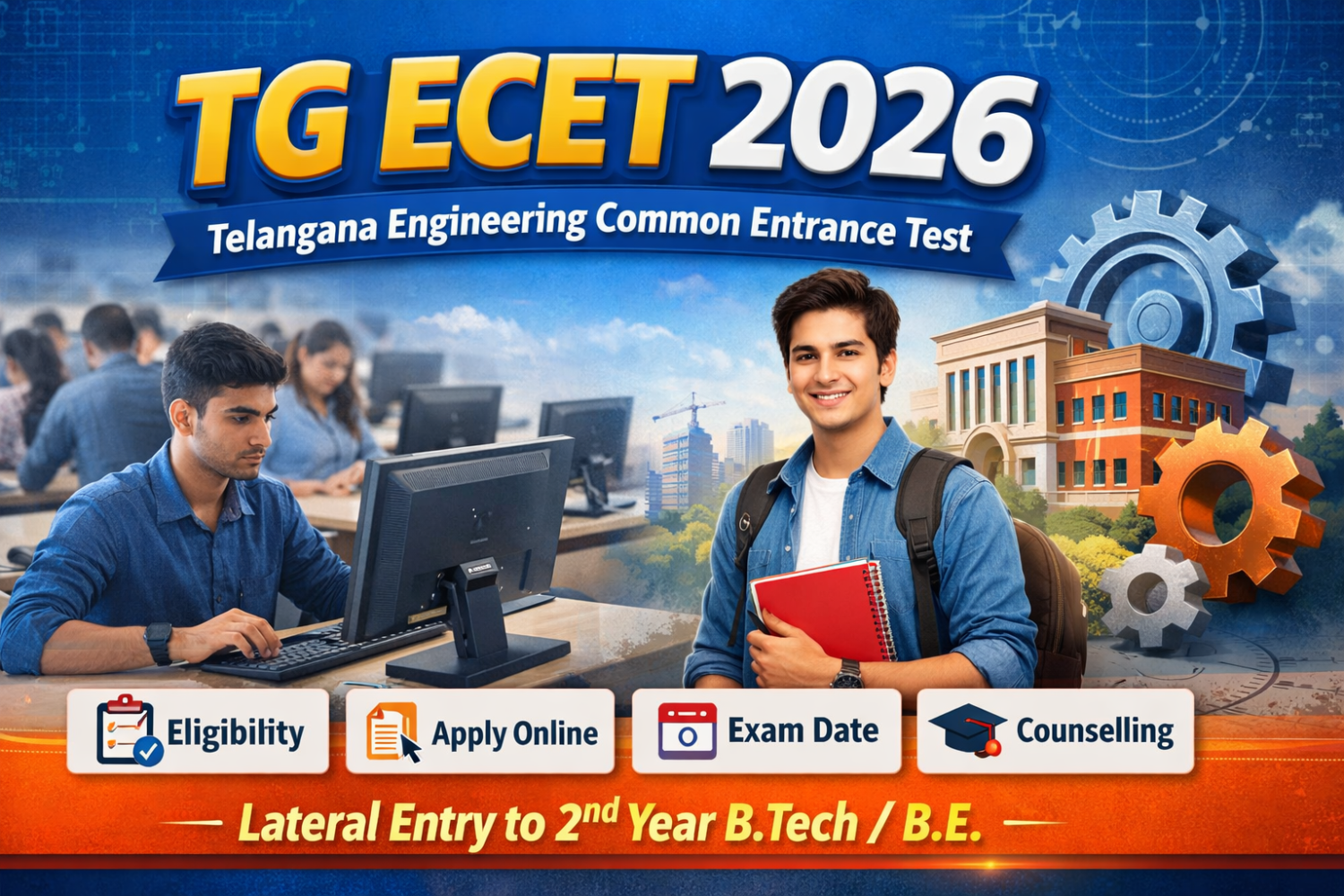 TG ECET 2026 Notification – Eligibility, Application Form, Exam Date, Syllabus & Counselling Details