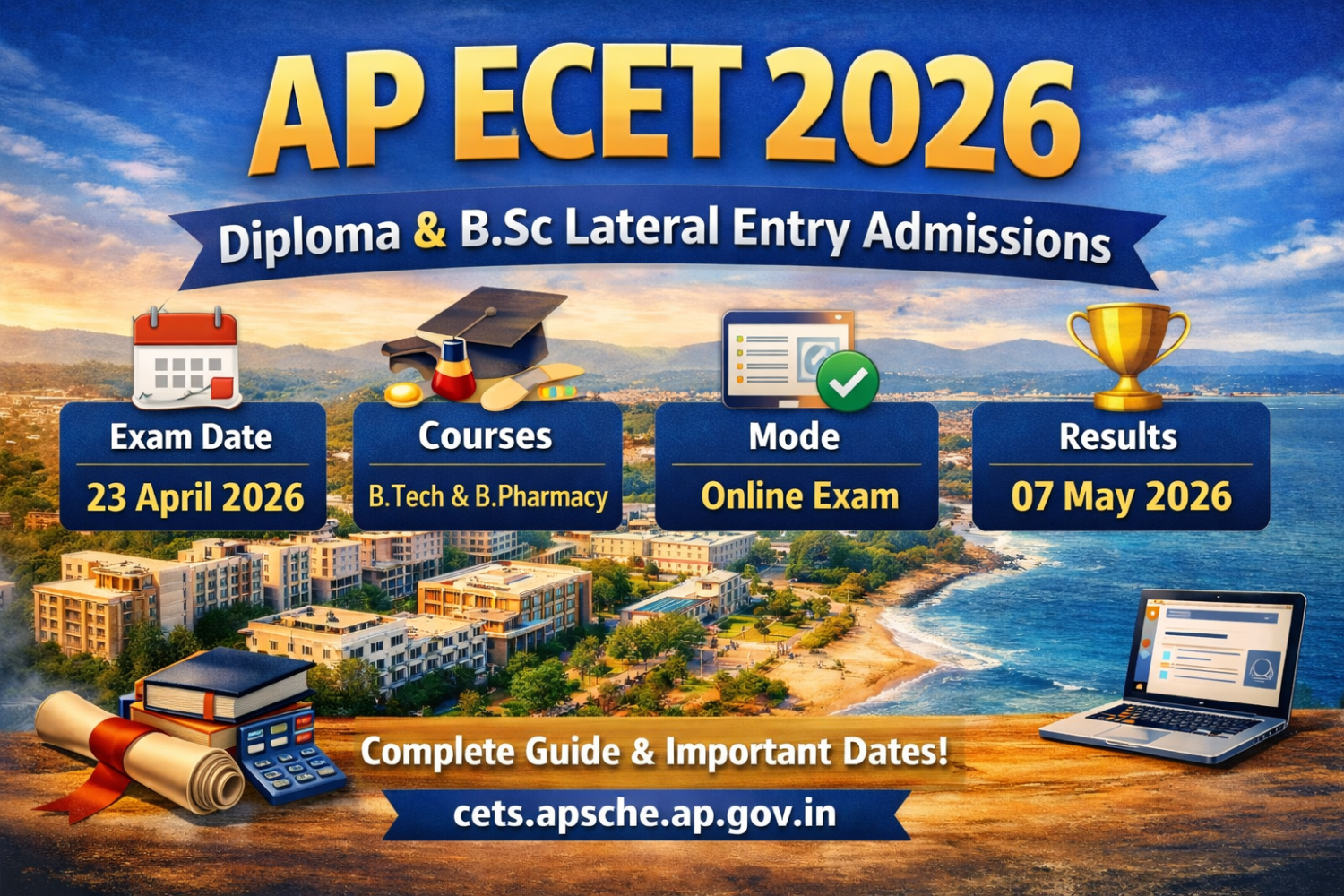 AP ECET 2026 Notification: Exam Date, Eligibility, Syllabus & Lateral Entry Admission Guide