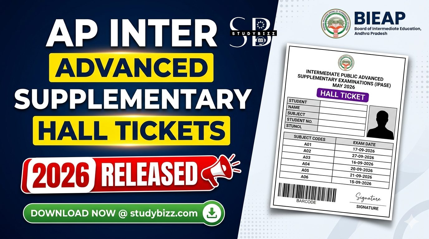 AP Inter Advanced Supplementary Hall Tickets 2026 Released – Download IPASE Admit Card at BIEAP Official Website