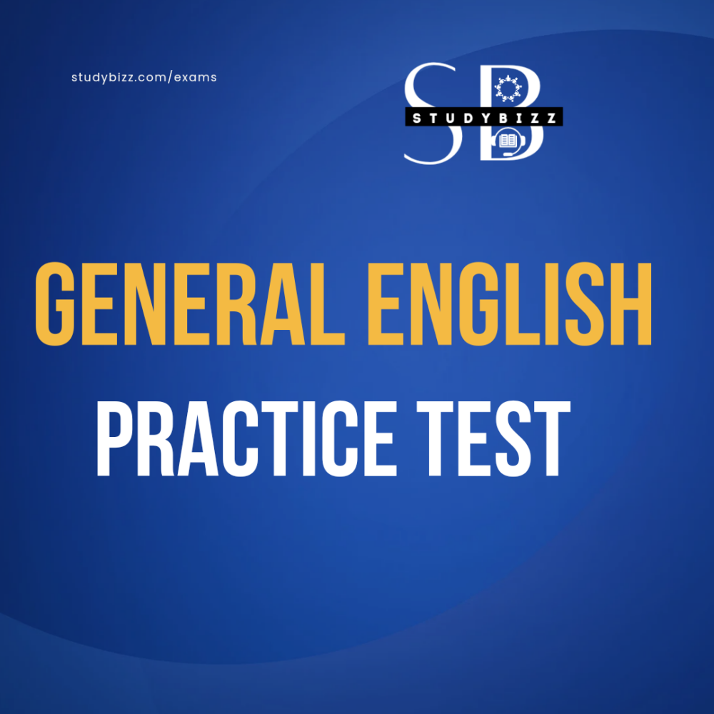 General English Practice Test EXAMS