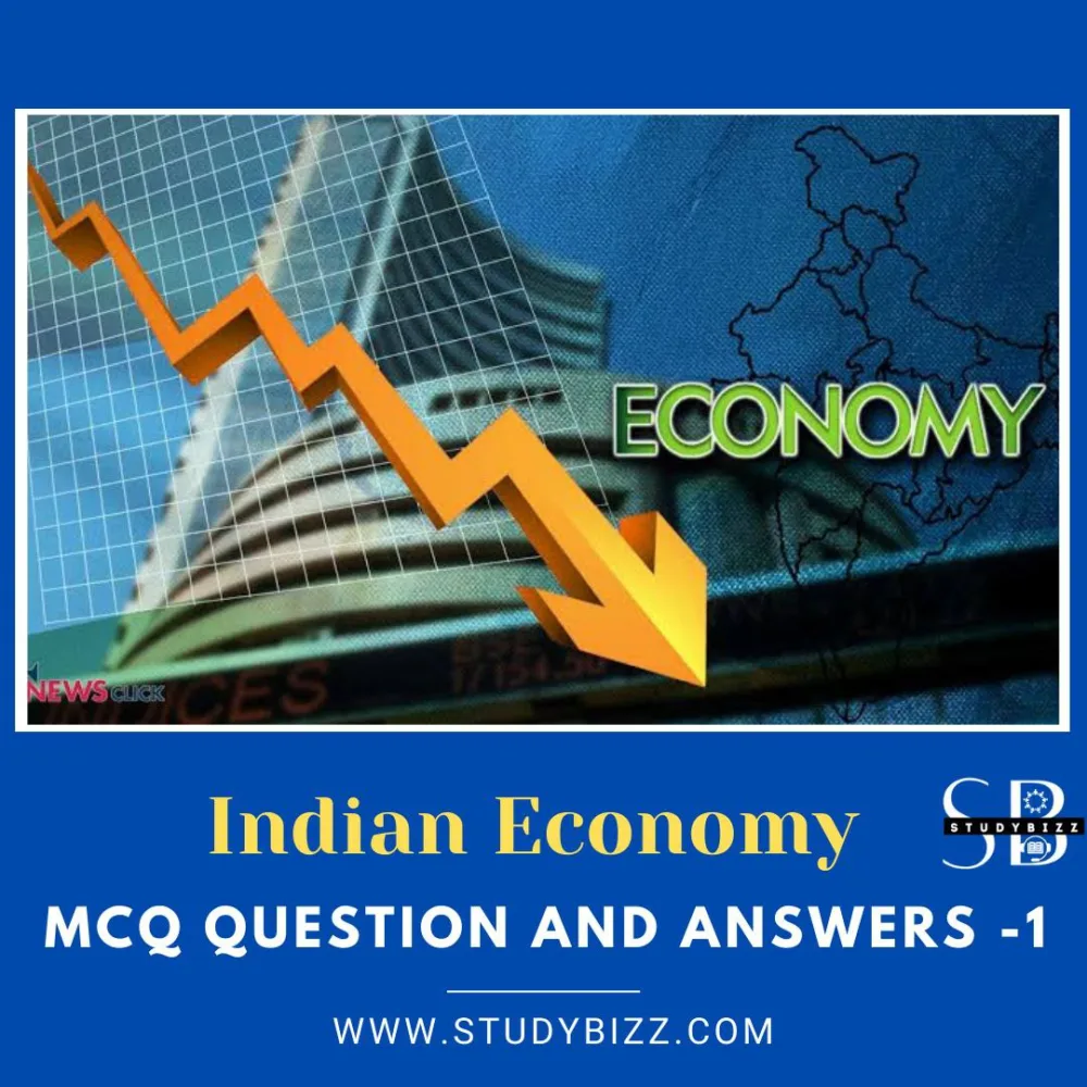 Indian Economy MCQ 1 By Studybizz