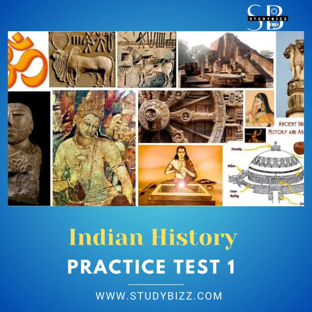 Indian History Practice Test Part-1 by studybizz