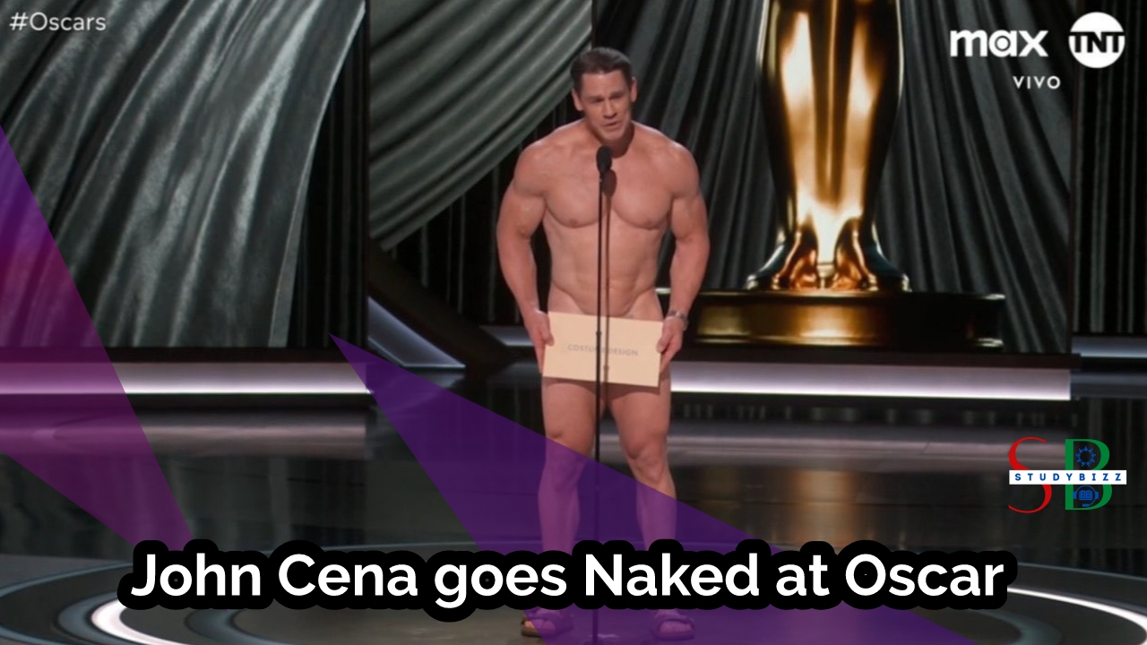 John Cena goes naked on Oscar Stage, Viral Video