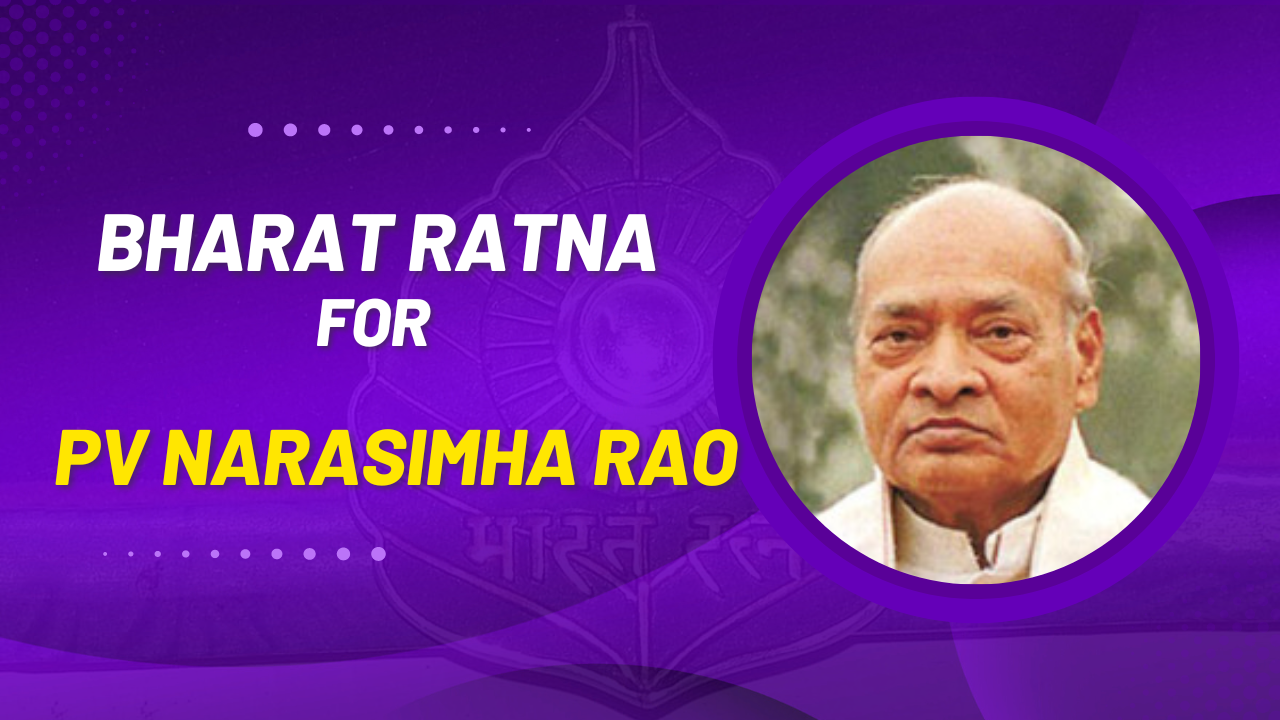 PV Narasimha Rao to be honoured with Bharat Ratna