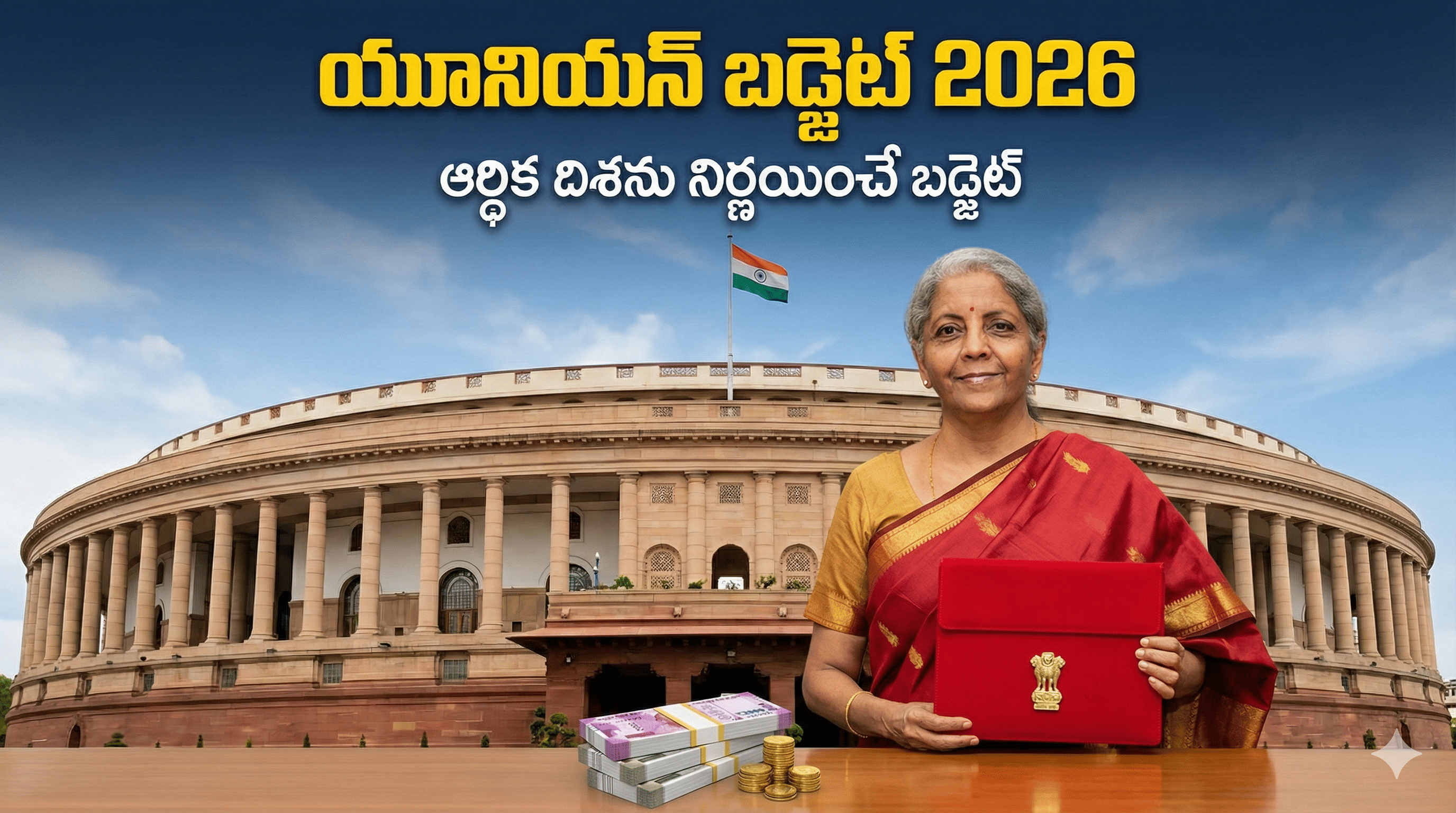 Union Budget 2026–27 Highlights Telugu – Nirmala Sitharaman