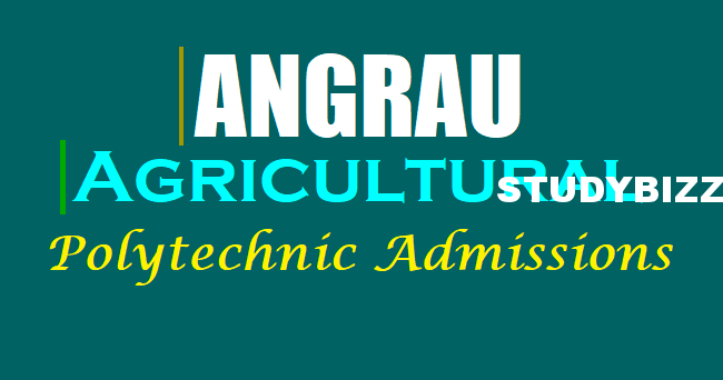ANGRAU Agri Poly Admissions