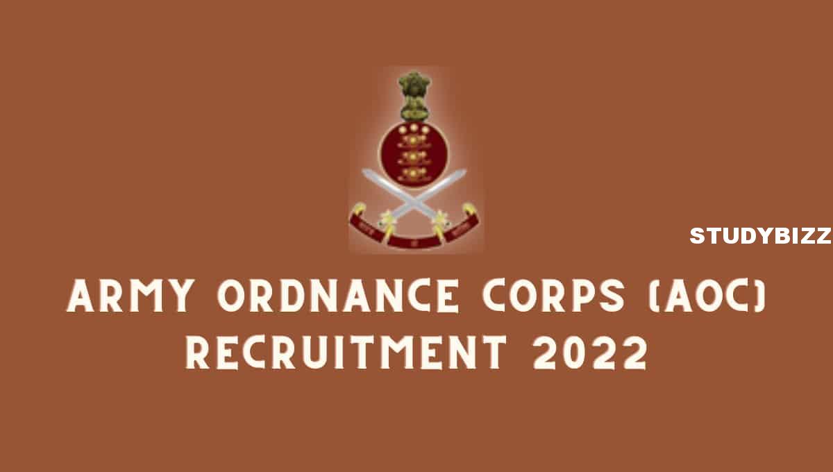 AOC Recruitment 2022 for 3068 Group C (Junior Office Assistant, Fireman, Tradesman Mate) Posts
