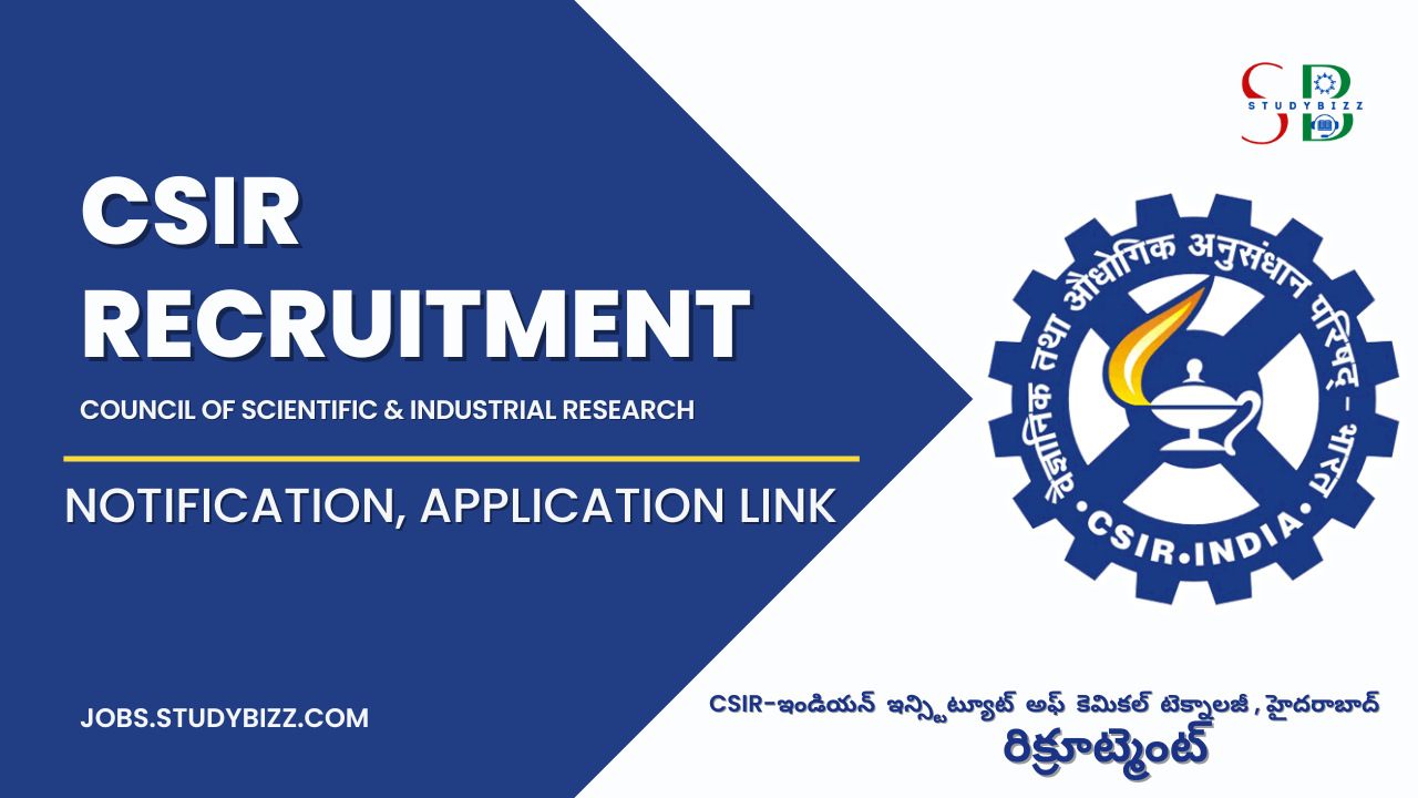 CSIR Recruitment 2022 for Junior Stenographer in Hyderabad Location