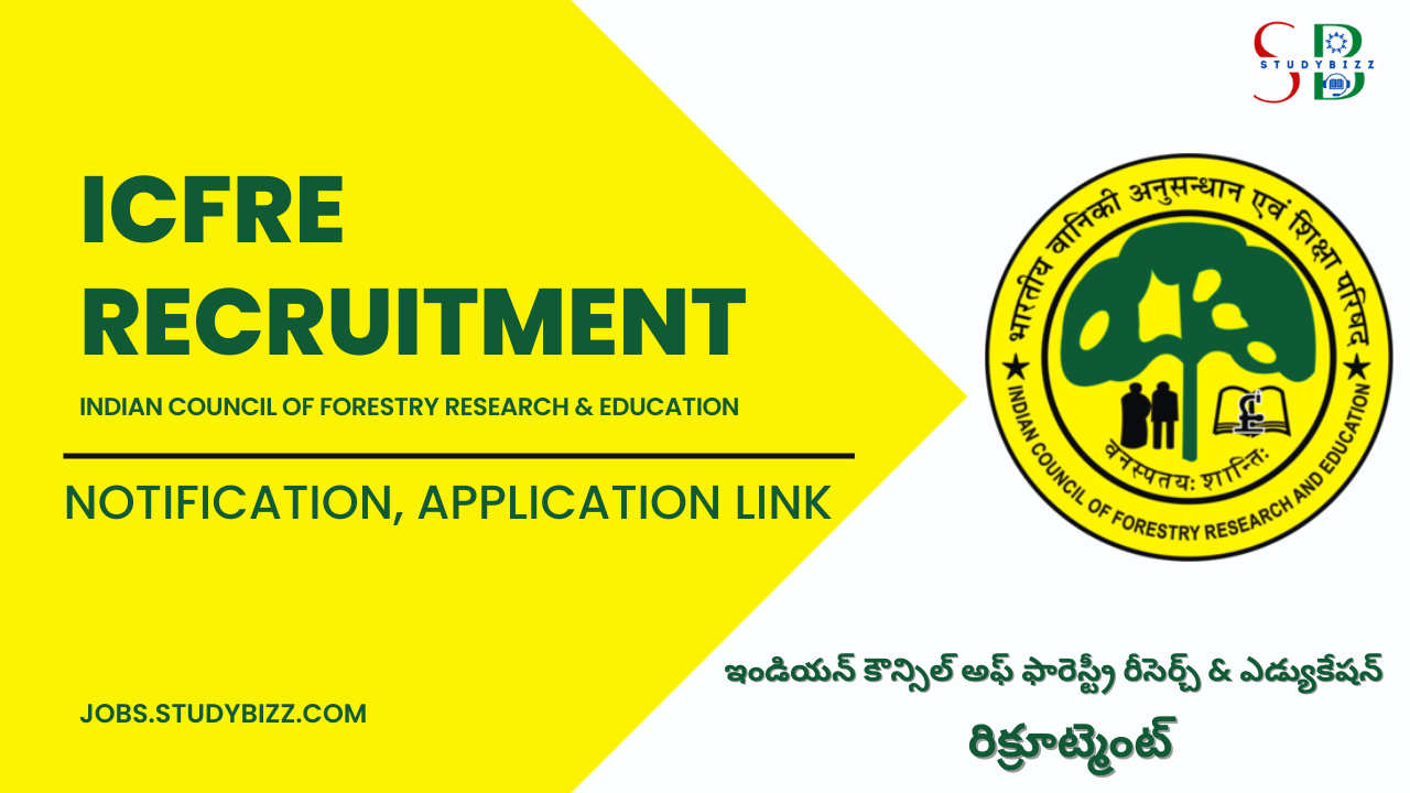 ICFRE Recruitment 2023 for 15 Project Scientists, SRF, Senior Project Fellow and other Posts