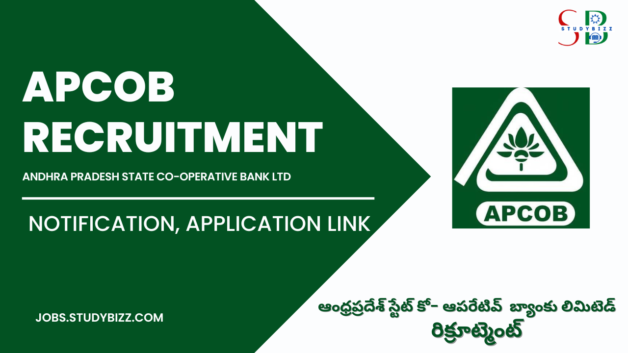 APCOB Recruitment 2023 for 35 Staff Assistant posts