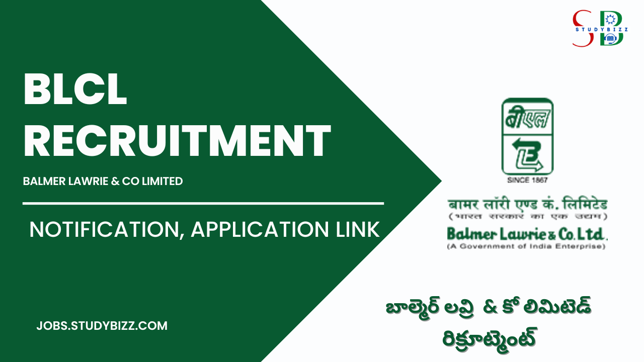 Balmer Lawrie Recruitment 2023 for 46 Regional Manager, Deputy Manager, and other Posts