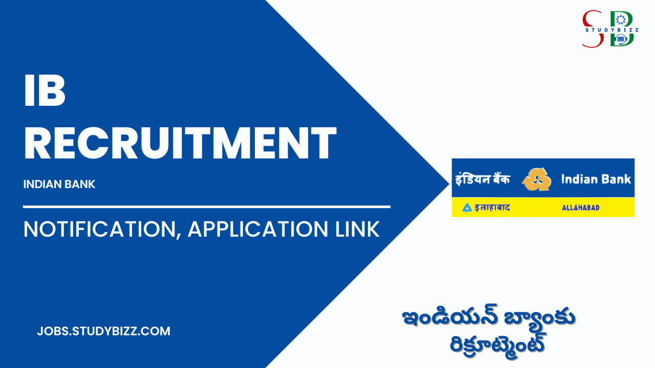 Indian Bank Recruitment 2022 for 09 Social media specialist and other posts