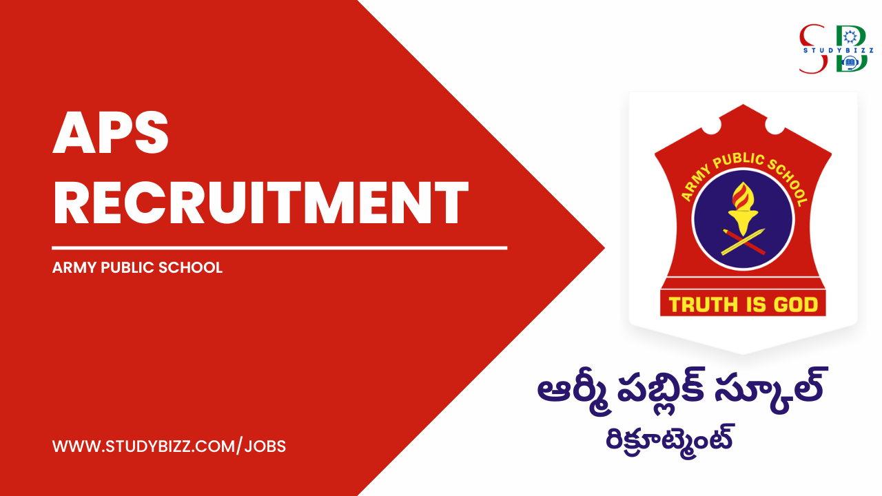 Army Public School-Golconda Recruitment 2023 for 14 UDC, LDC and Other posts
