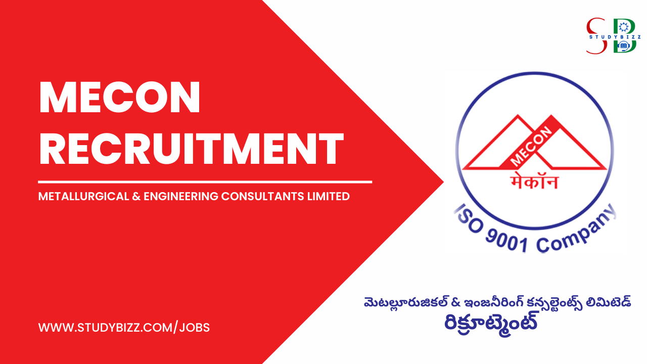 MECON Recruitment 2022 for 161  Dy. Engineer, Executive, Asst. Executive, Jr. Engineer & Other Posts