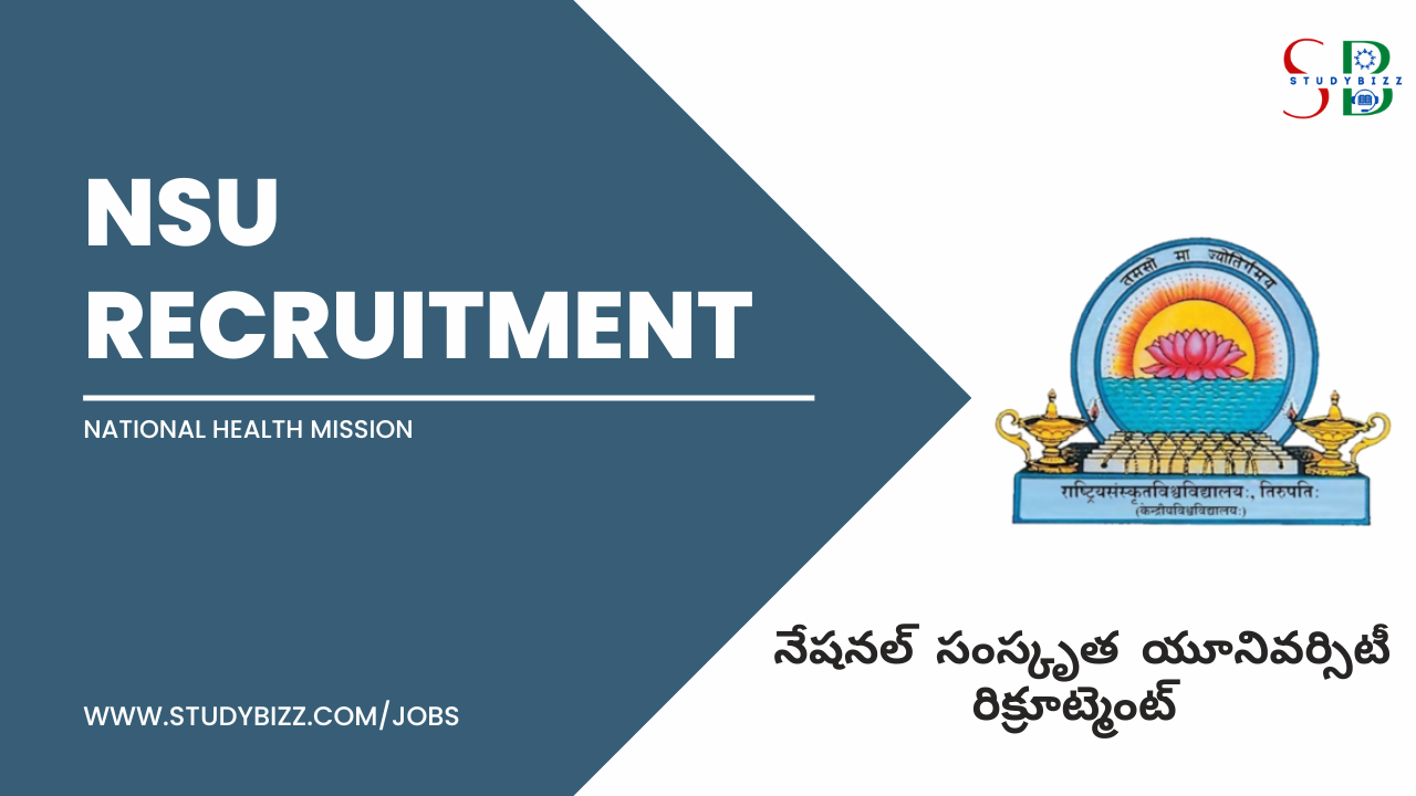 NSU Recruitment 2023 for 36 Guest Faculty posts
