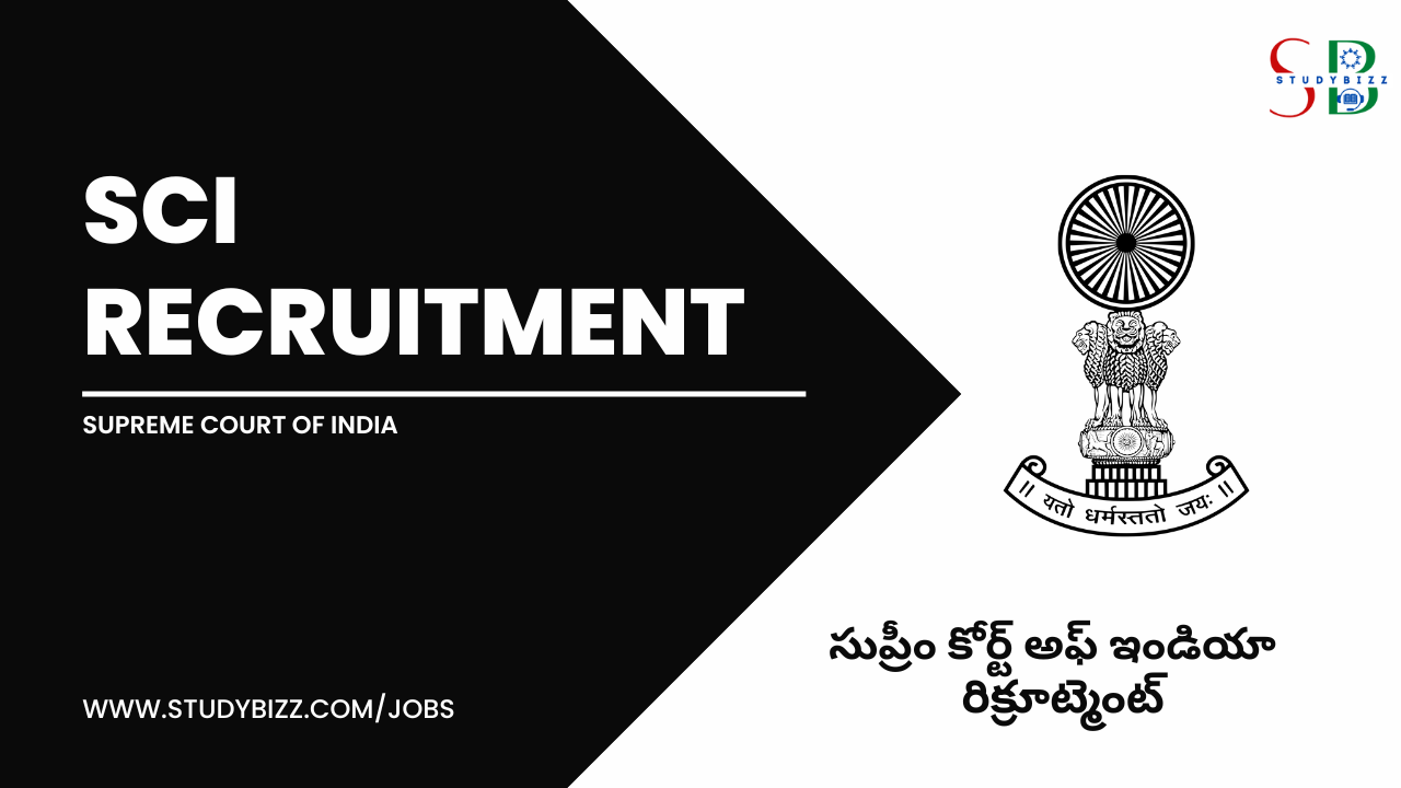 Supreme Court of India Recruitment 2022 for 11 ex-cadre posts of Court Assistants