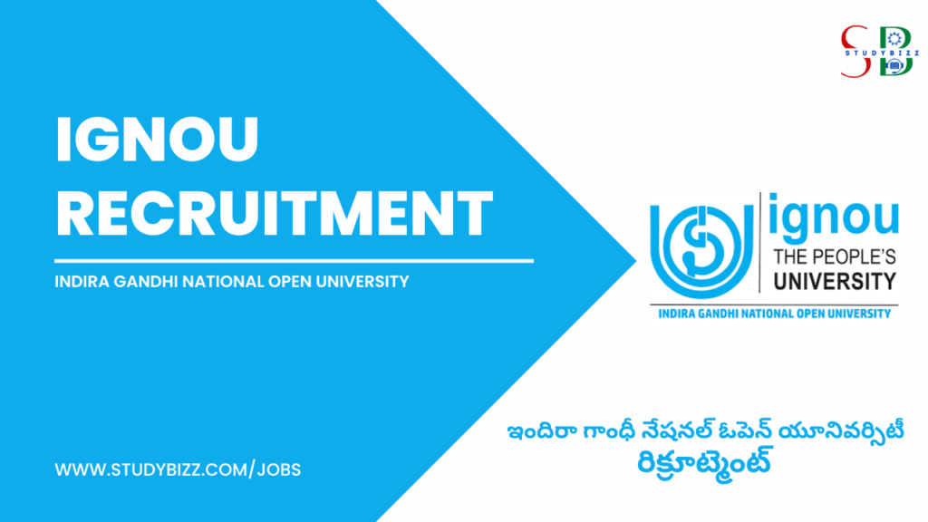 IGNOU Recruitment 2023 for 52 Professor, Associate Professor, Assistant ...