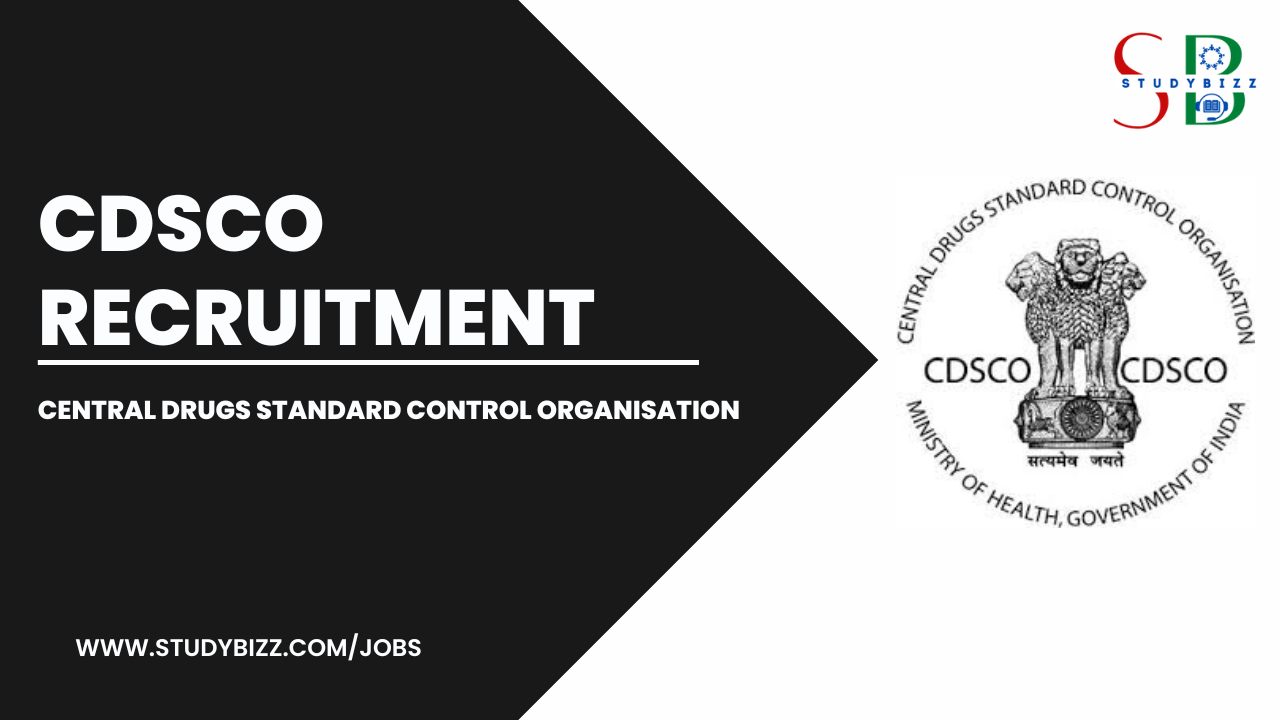 CDSCO Recruitment 2023 for 13 Senior Research Scientist and Other Posts