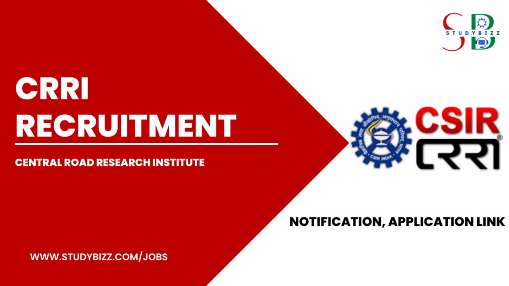 CRRI Recruitment 2023 for 11 Scientist Grade-IV Posts - JOBS