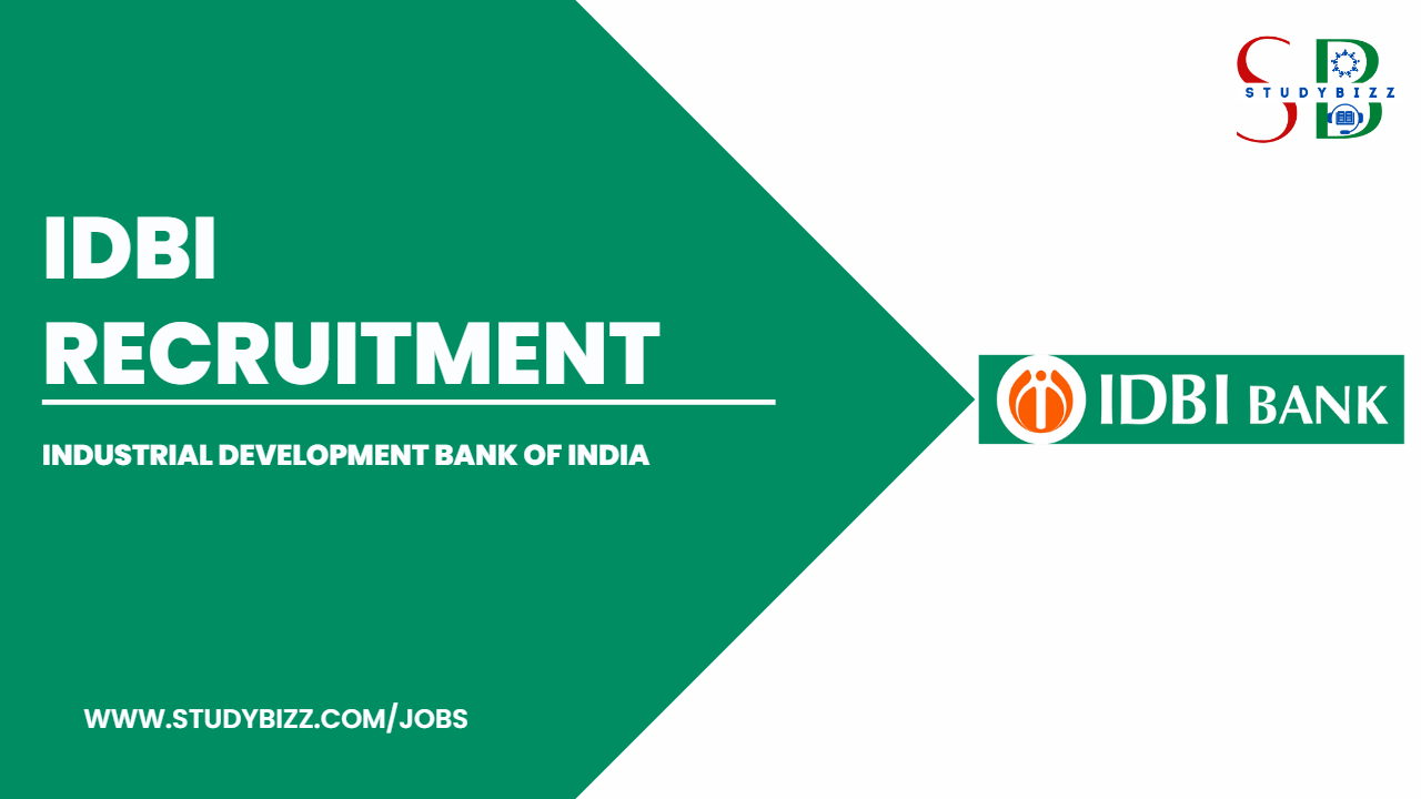 IDBI BANK Recruitment 2023 for 2100 Junior Assistant Manager and Executives – Sales and Operations Posts