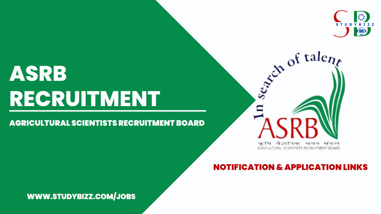 ASRB Recruitment 2023 for 195 Subject Matter Specialist (NMS), Senior Technical Officer (NTO) Posts
