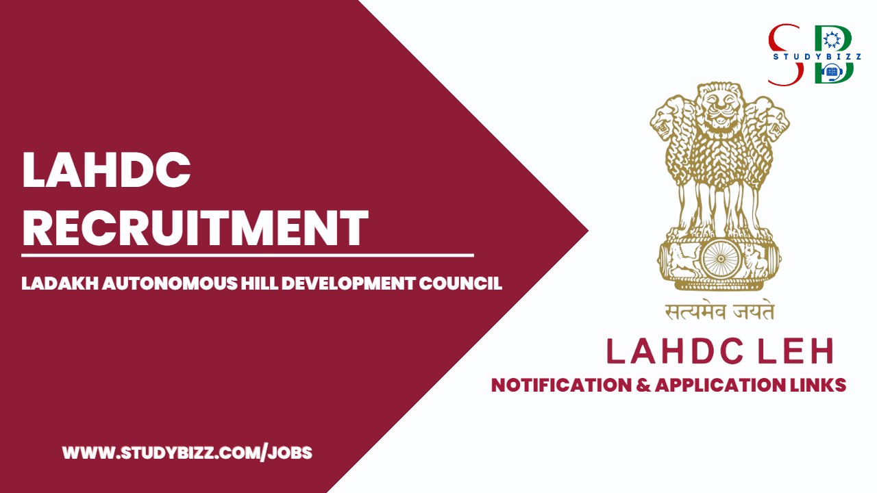 LAHDC Recruitment 2023 for 142 Science Teacher and other Posts