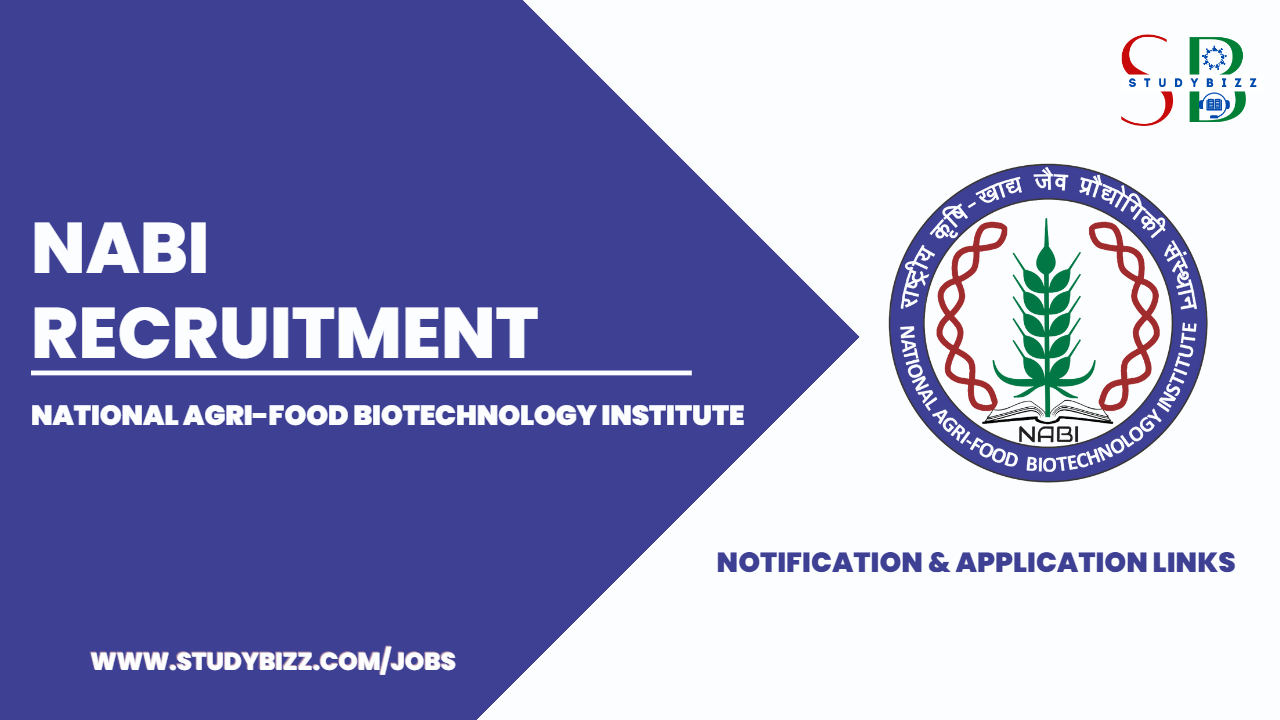 NABI Recruitment 2023 for 11 Research Staff Posts