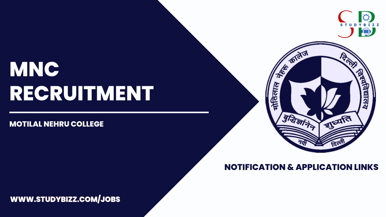 Motilal Nehru College Recruitment 2023 for 88 Assistant Professor Posts