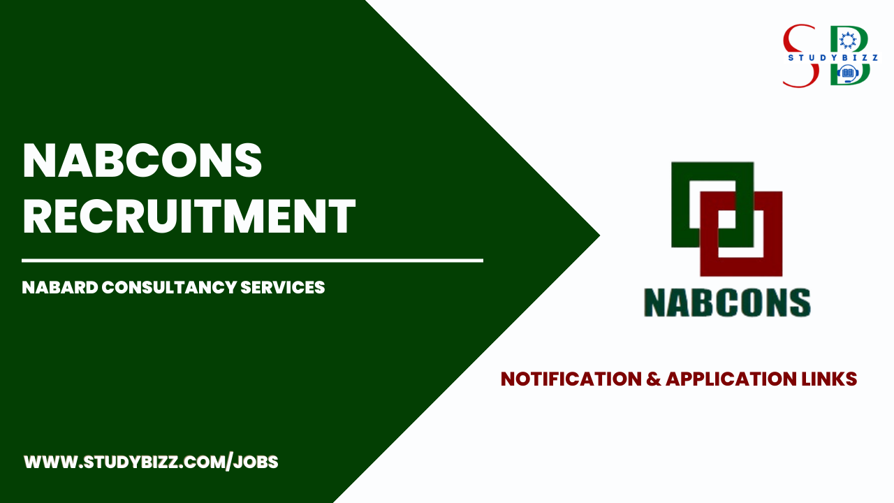 NABCONS Recruitment 2023 for 9 Project Associate, Associate Consultant and other posts