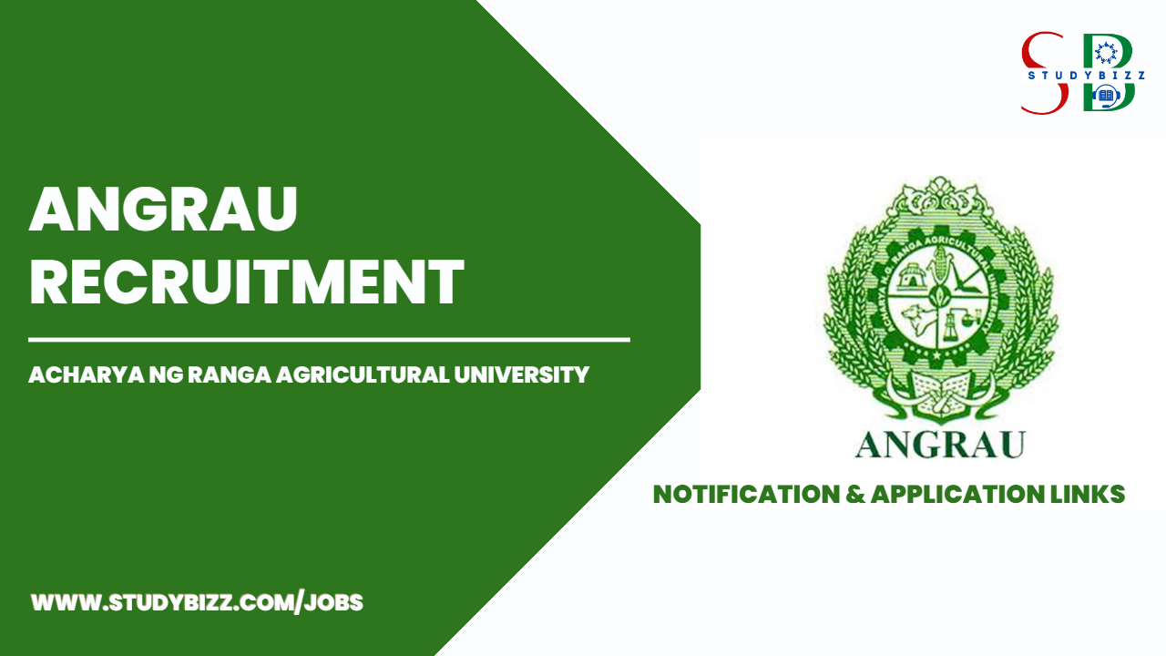ANGRAU-KVK Recruitment 2023 for 4 Young Professional posts