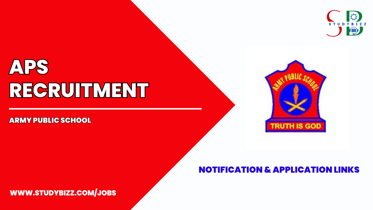 APS Recruitment 2023 for 18 PGT, TGT, PRT Posts
