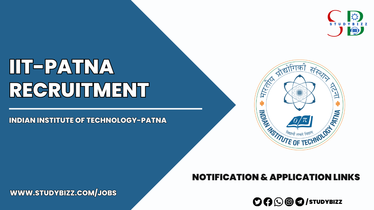 IIT-PATNA Recruitment 2023 for 4 SRF Posts
