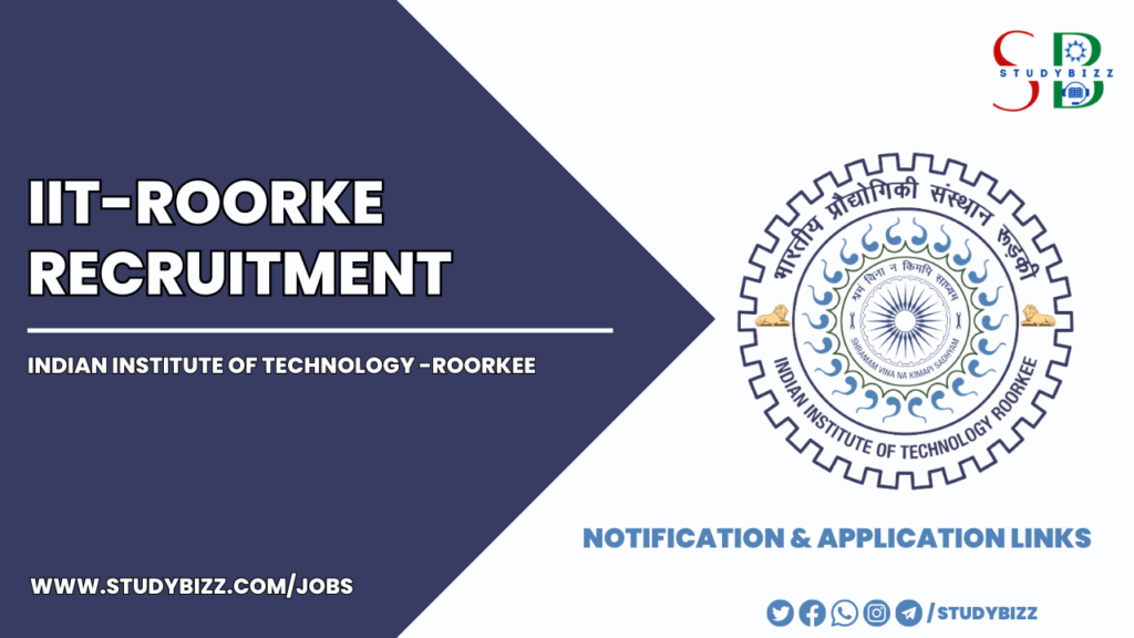 IIT-Roorkee Recruitment 2023 For 78 Group-B & C Posts - JOBS