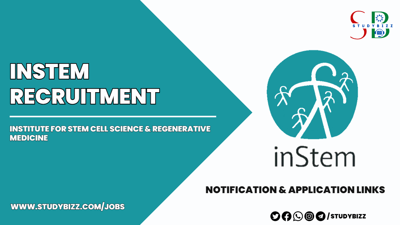 INSTEM Recruitment 2023 for 4 Scientist-E, Scientist-D posts