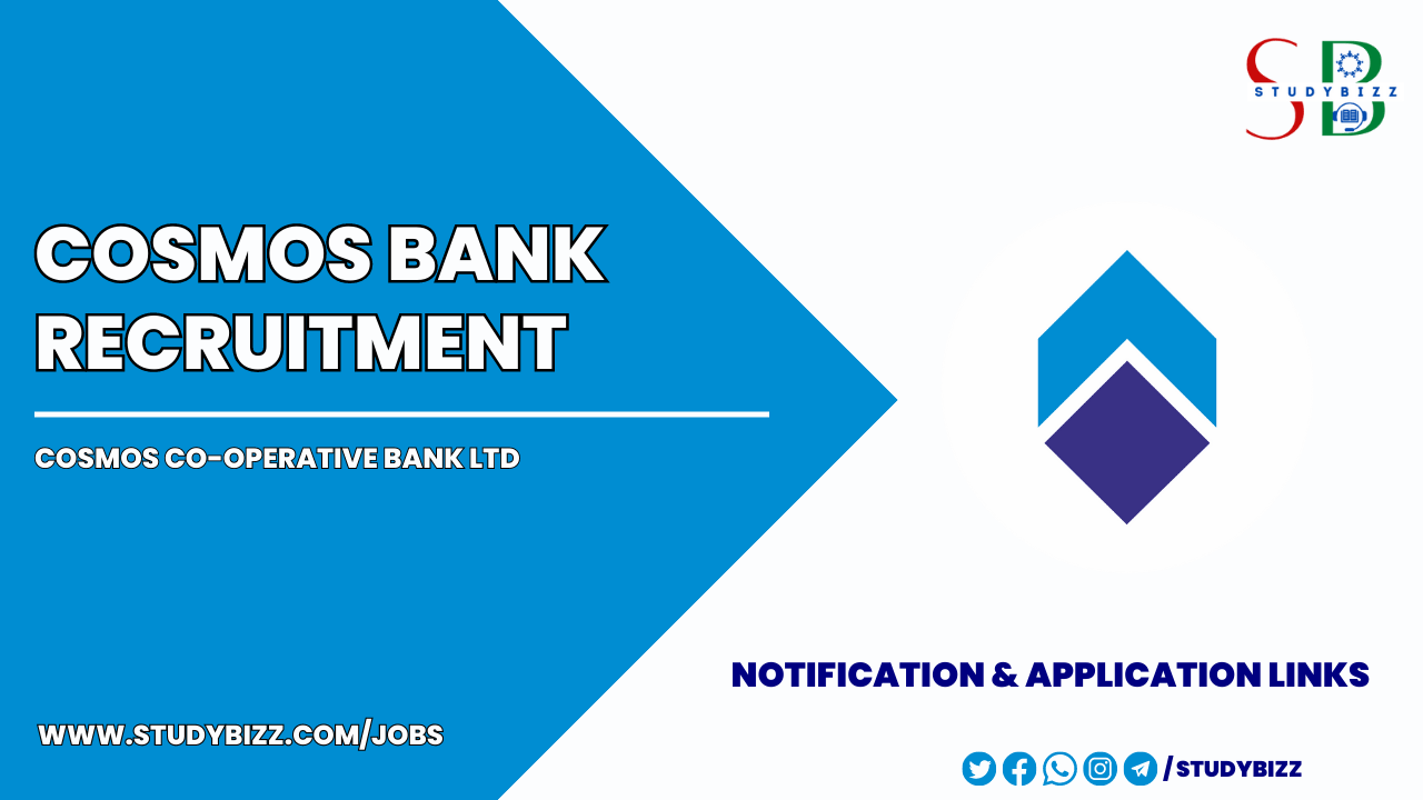 COSMOS BANK Recruitment 2023 for 220 Manager, Asst. Manager and other posts
