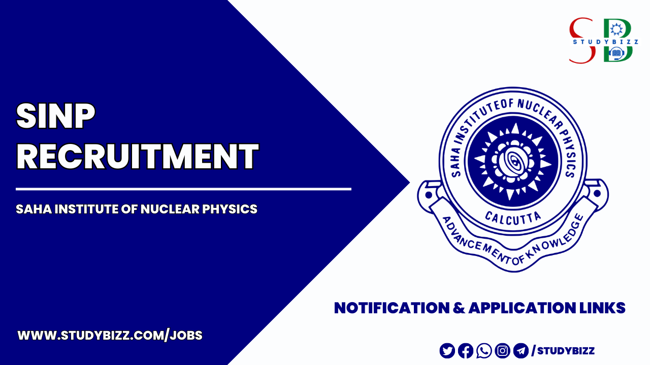 SINP Recruitment 2023 for 17 Engineer, Technician and LDC Posts