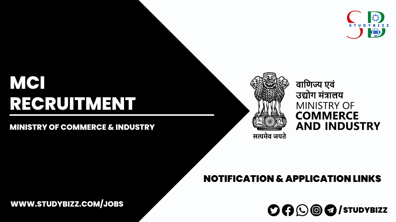 Ministry of Commerce & Industry Recruitment 2023 for 67 Associates, Consultants and other posts