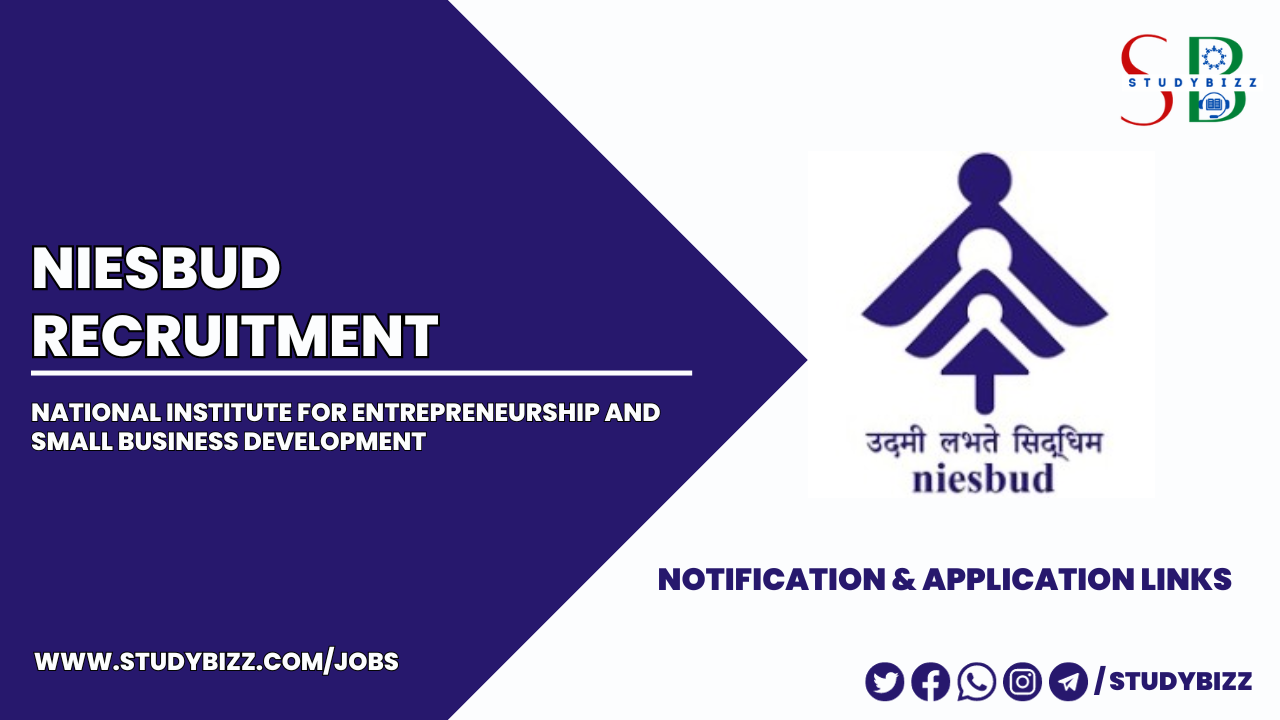 NIESBUD Recruitment 2023 for 152 Senior Consultants, Consultant, and other Posts