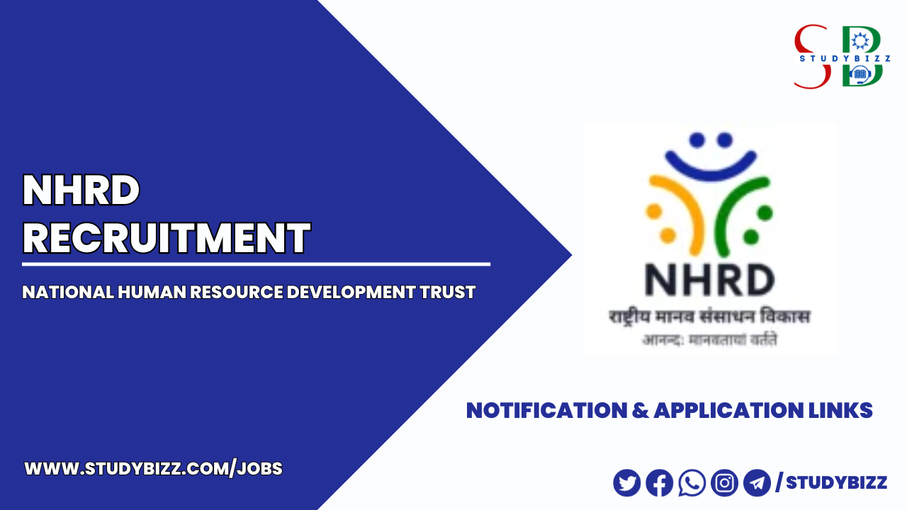 NHRD Recruitment 2023 for 2545 Assistant Section Officer, Senior Assistant and other Posts