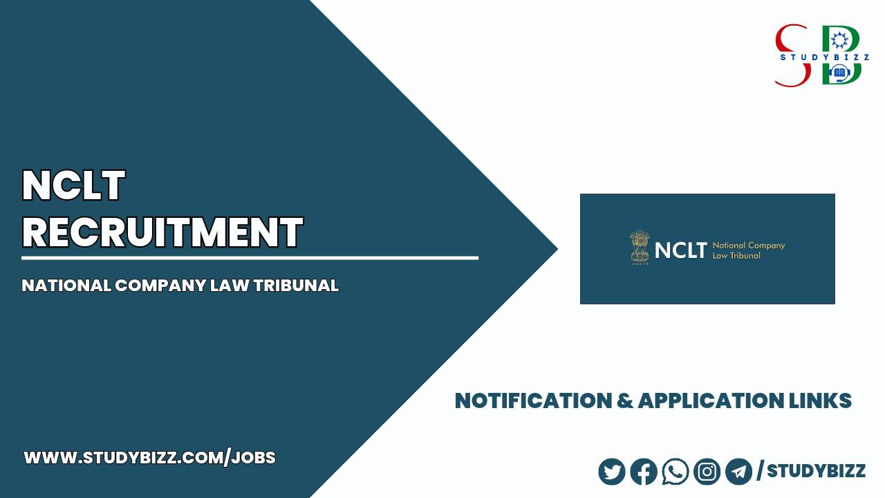 NCLT Recruitment 2024 for 24 Law Research Associate Posts