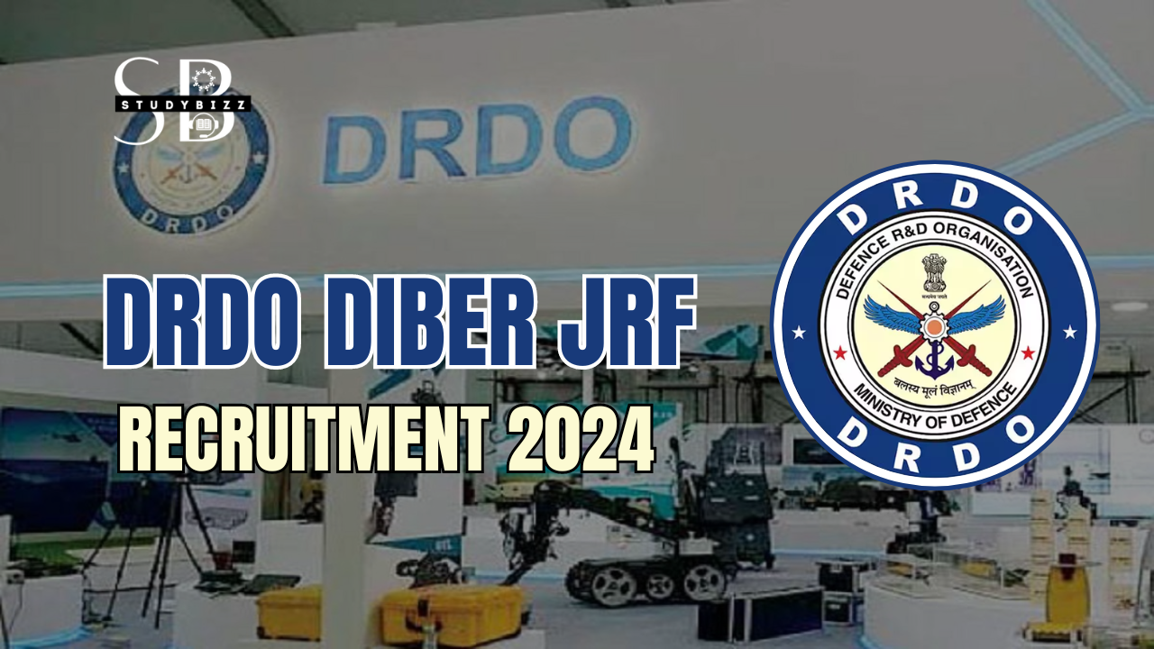 DRDO DIBER JRF Recruitment 2024 for 7 Research Fellowships